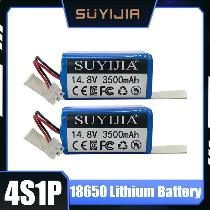 14.4V 3500mAh 4S1P 18650 lithium battery pack suitable for robot vacuum cleaner rechargeable battery sweeper built-in BMS new