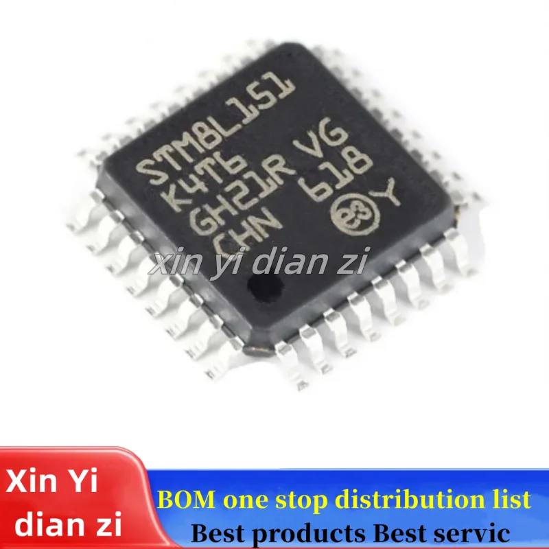 1pcs/lot STM8L151K4T6 STM8L151 microcontroller QFP ic chips in stock