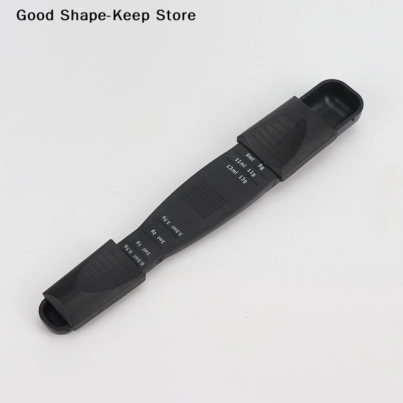 Adjustable Measuring Spoon Gram Double Ends Milliliter Teaspoon Kitchen Baking Cooking Tool For Coffee Making Bar Restaurant