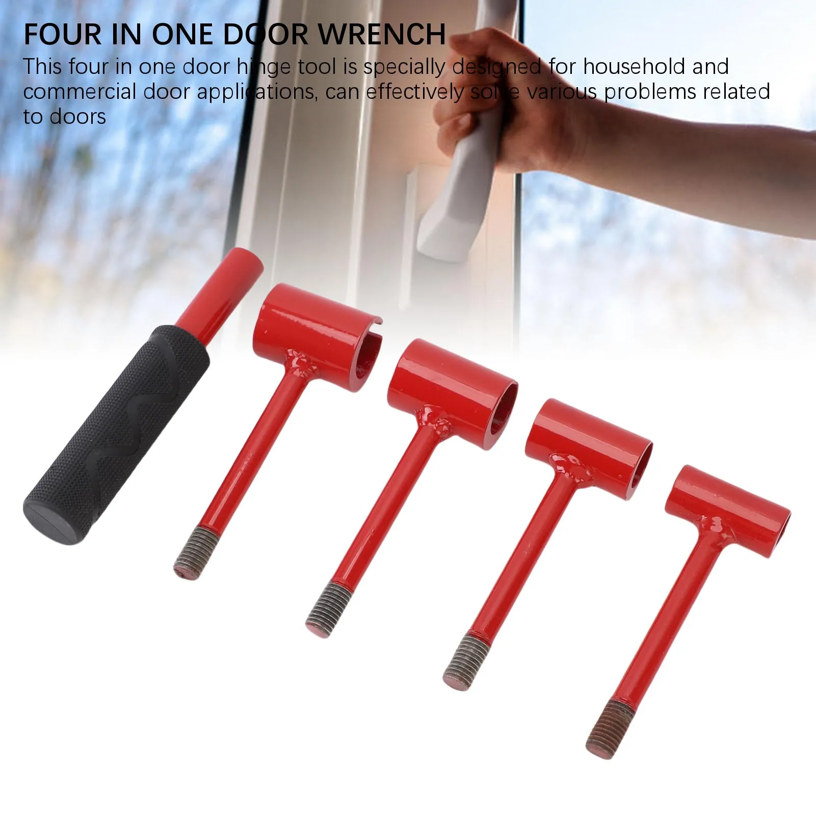 Door Hinge Adjustment Tool Lightweight High Strength Steel Door Hinge Adjustment Tool Set Effective for Residential Commercial