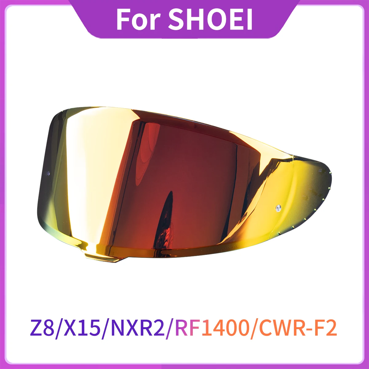 Helmet Visor for SHOEI Z8-X15-NXR2-RF1400-CWR-F2 Helmet Shield Lens Glass Viewfinder Mirror Motorcyle Accessories