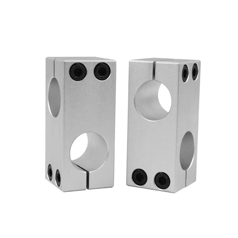 Pillar fixing clamp vertical fixed diameter fastening aluminum alloy optical axis cross block steel pipe fixing bracket connecti