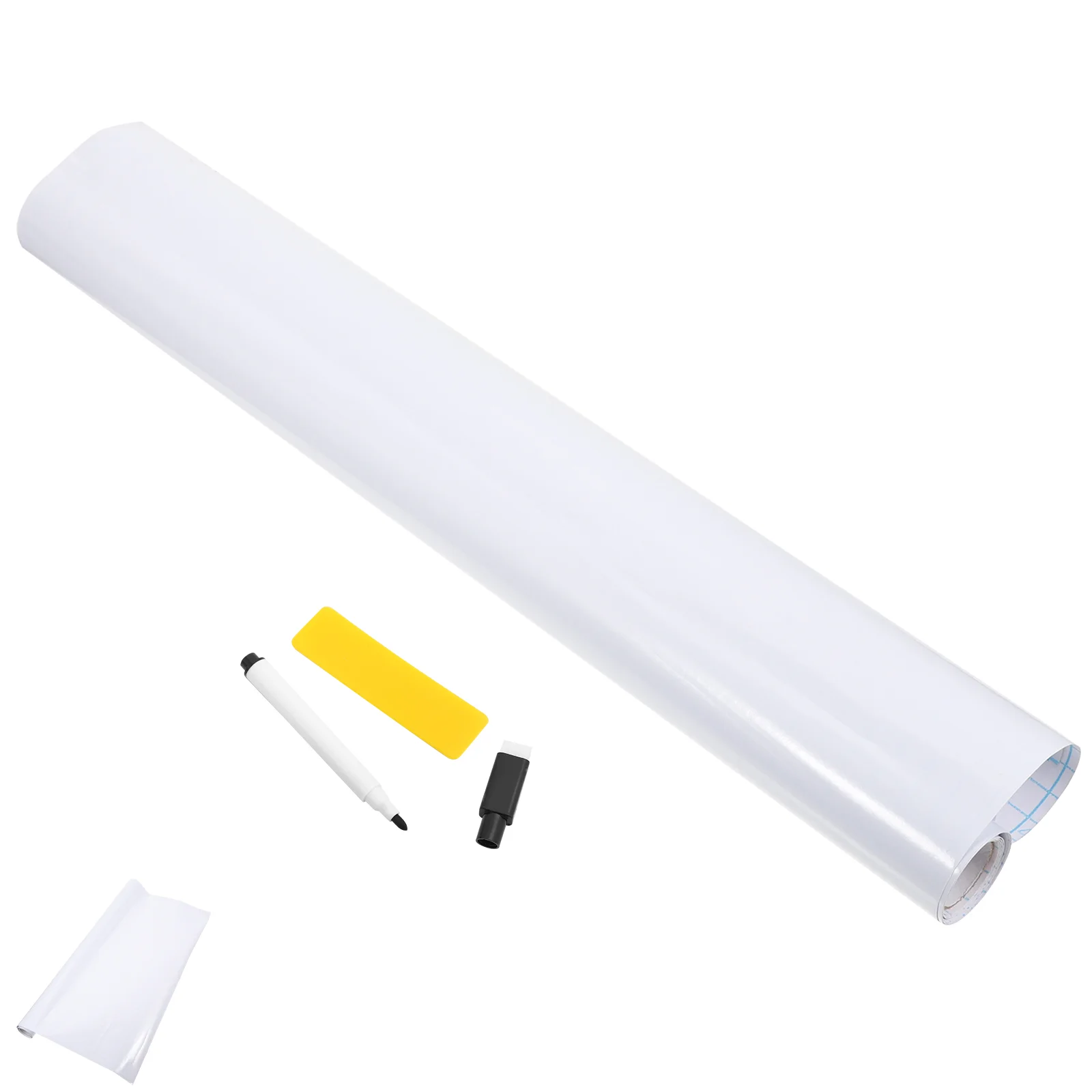 45X100Cm Whiteboard Sticker Thick Reusable Dry Erase Sheet For Writing Teaching Decoration Stick On Surface Wall Paper Re