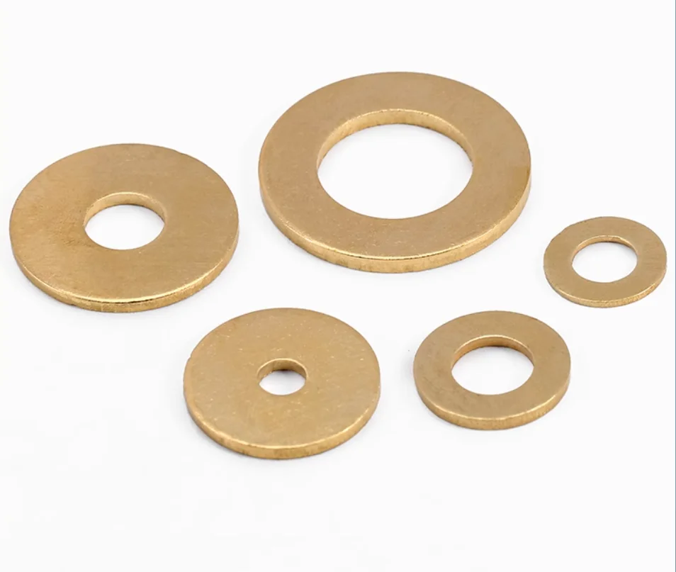 مسامير غسالة من النحاس النقي الصلب M4، M5، M6 #6