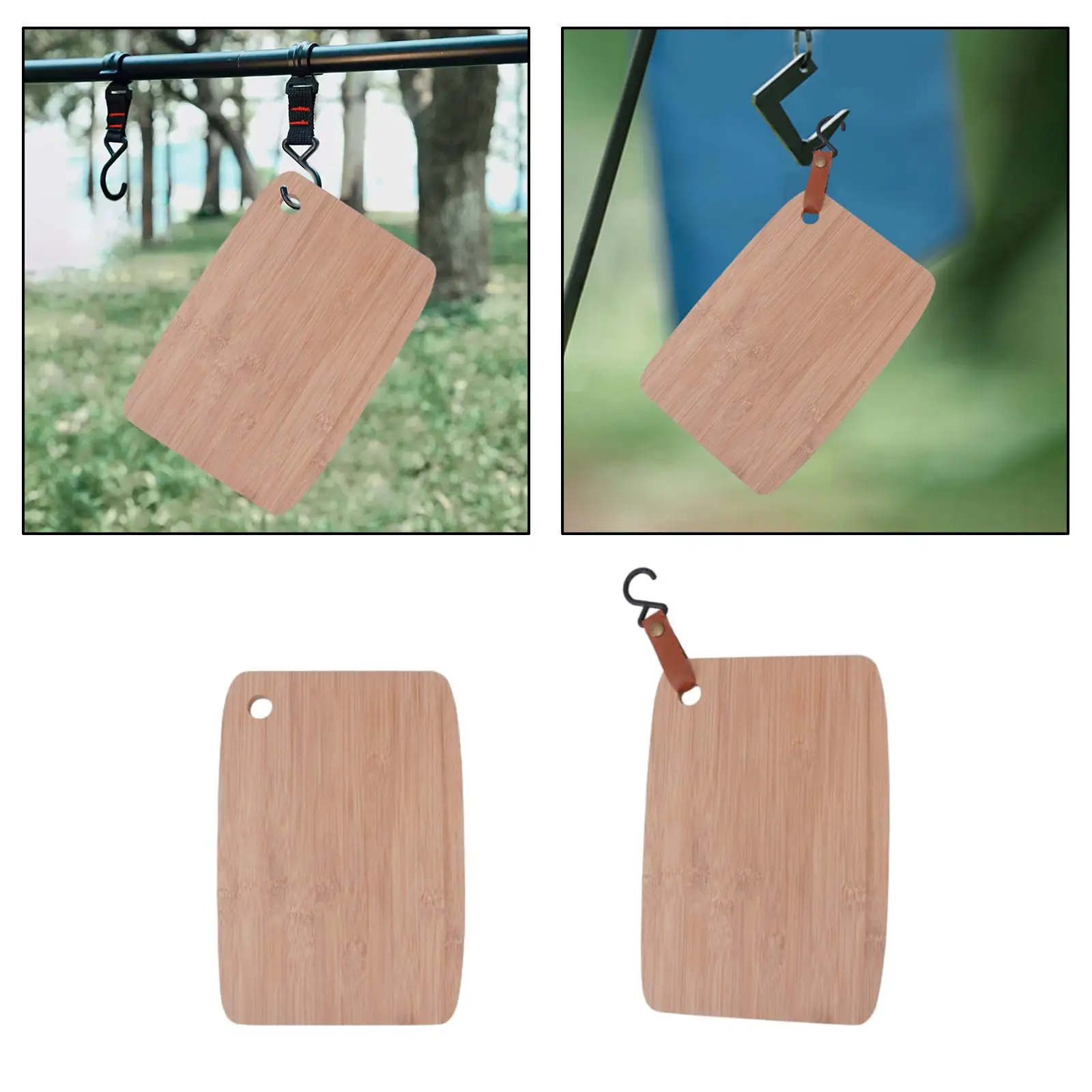 لوح تقطيع من الخيزران للتخييم، لوح جبن قوي لخدمة الشواء في الحفلات #1