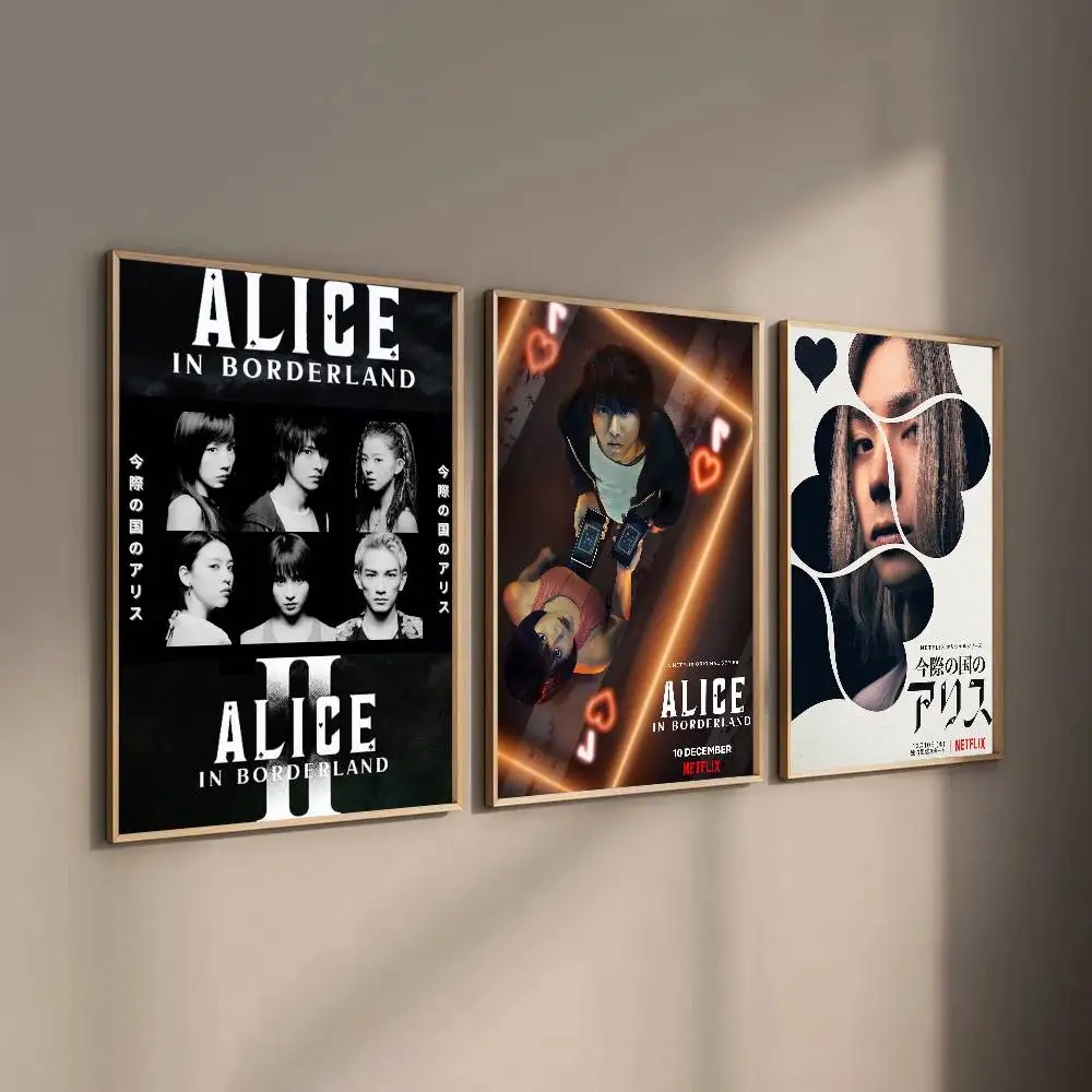 1 قطعة التلفزيون الساخن أليس في بوردرلاند المشارك طباعة لغرفة النوم غرفة المعيشة ديكور المنزل اللوحة جدار الفن HD صورة جدارية