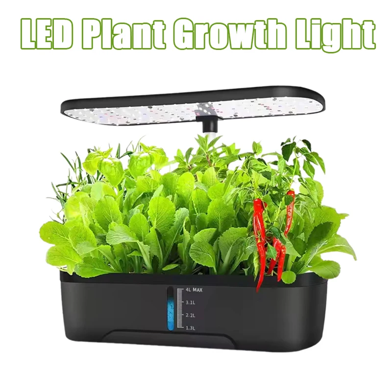 

Intelligent Hydroponic Growing System Indoor Planting Machine Garden Plant Vegetable Planter Pot Automatic Timer LED Growth Lamp