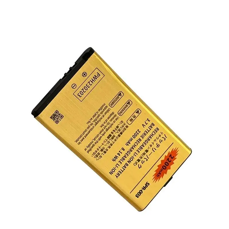 SPR-003 SPR003 리튬 이온 배터리, 닌텐도 3DSLL 3DSXL, 닌텐도 3DS LL/XL 교체 배터리, 2200mah, 1 개