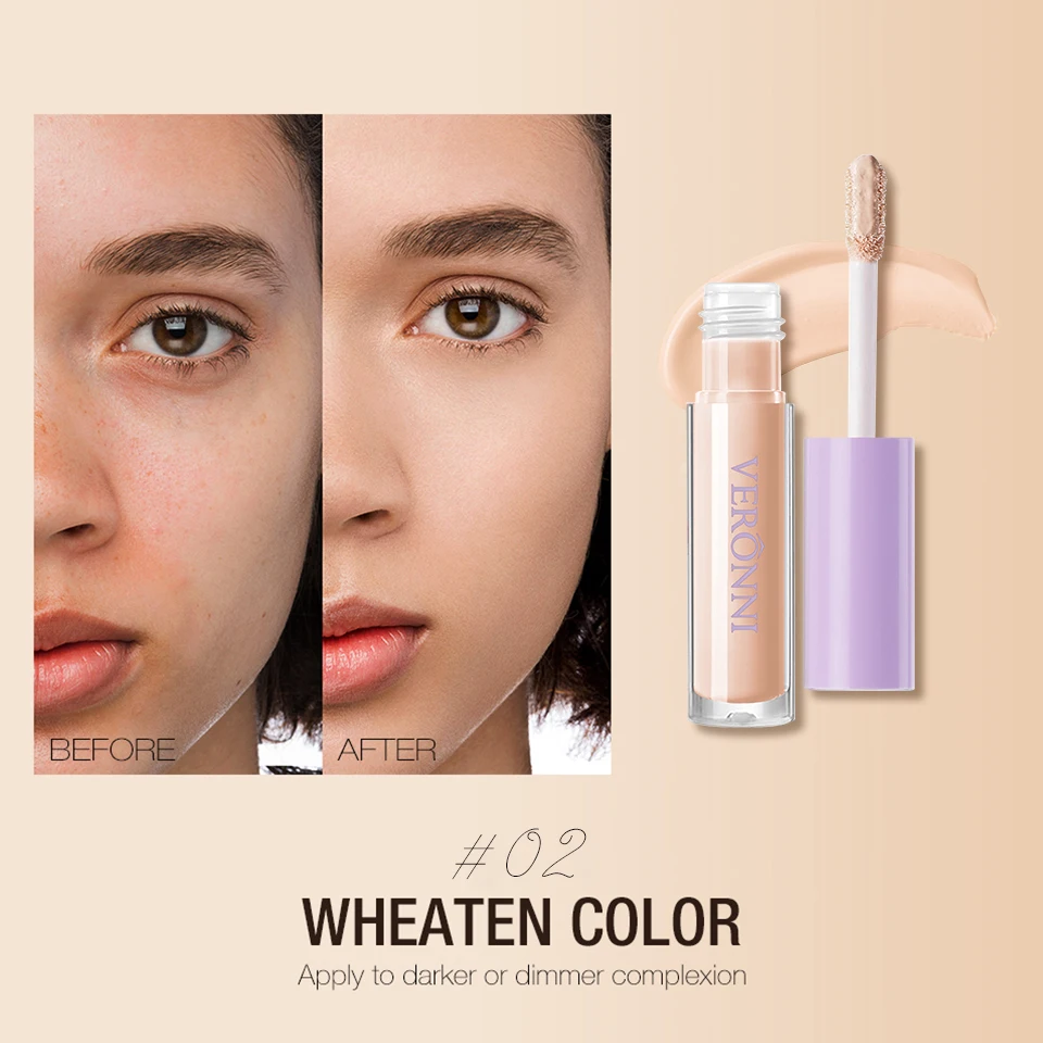 Liquid Concealer Base Matte High Coverage Waterproof Oil Control Moisturizing Long Lasting Concealer Professional Face Makeup