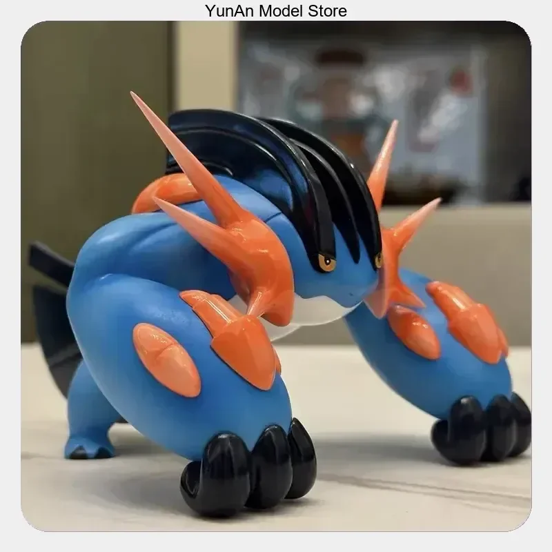 

9cm Mega Swampert Anime Figure Statue Desktop Ornament Collectible Gift for Fans