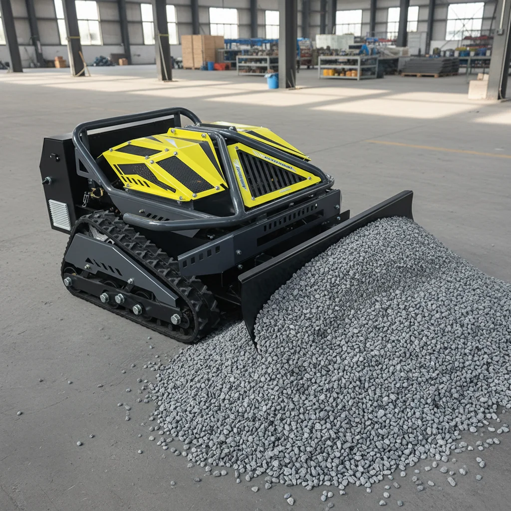 

Customize Easy Control Remote Control Crawler Lawn Mower For Safe Operation