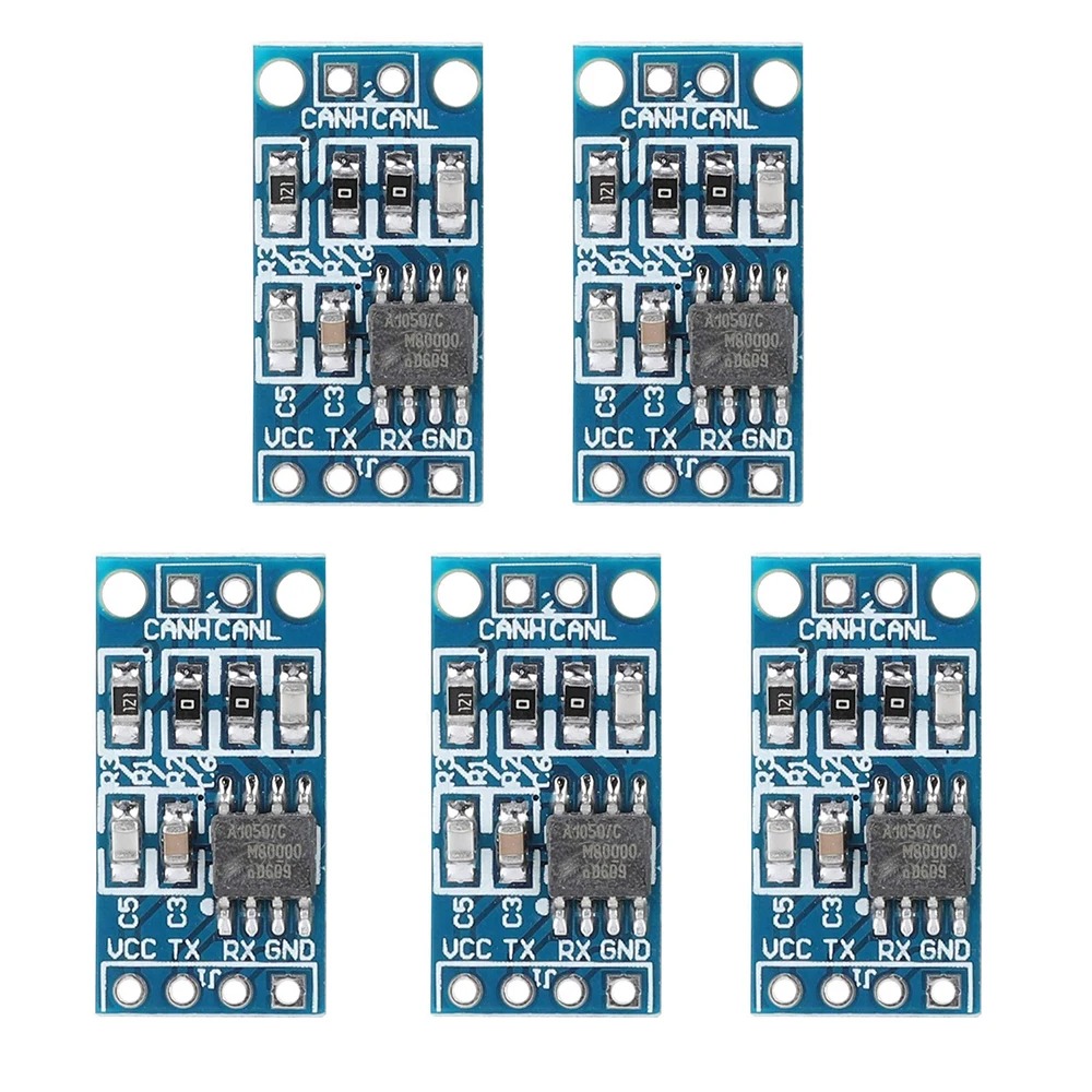 Módulo transceptor de Bus CAN, placa schnitstelle para Arduino, controlador de interfaz de Bus, TJA1050, 5 piezas