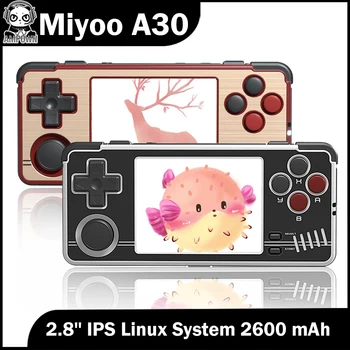 Miyoo A30 Mini MIYOOA30 2.8&#x27;&#x27; IPS Classic Retro Handheld Game Players A33 Quad Core Portable Video Game Console Linux 2600mAh