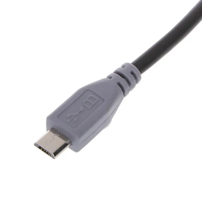 carregador sincronização dados macho, 25/50/100cm comprimento micro usb tipo b para micro b 5 pinos adaptador otg