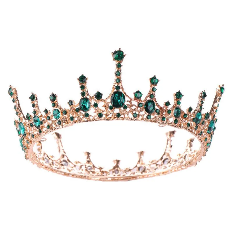 Baroque Vintage Crystal Wedding Bridal Tiaras Hairband Headpiece Silver Dreamlike Style Fashion Ladies' Beauty Pageant Crown image 6