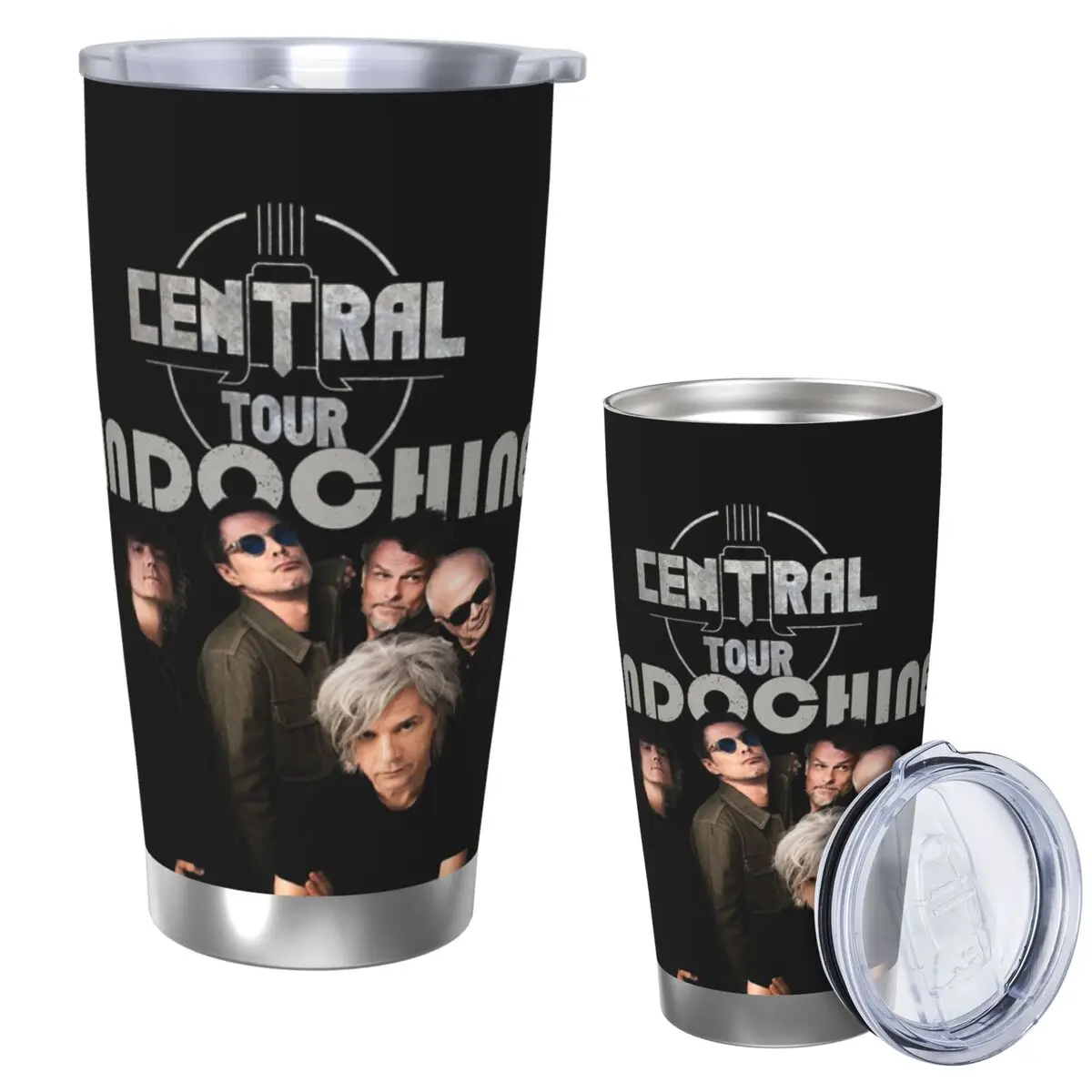 

Indochine Stainless Steel Tumbler Vacuum Insulated Mug Thermal Cold Bottle Straws With Lid 20oz