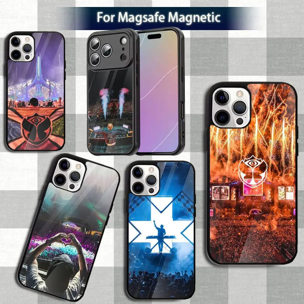 

Popular Music TomorrowlandS Phone Case For iPhone 13,12,15,17,11,16,14,Pro,Max,Plus,Mini,Magsafe,Magnetic Wireless Charging Case