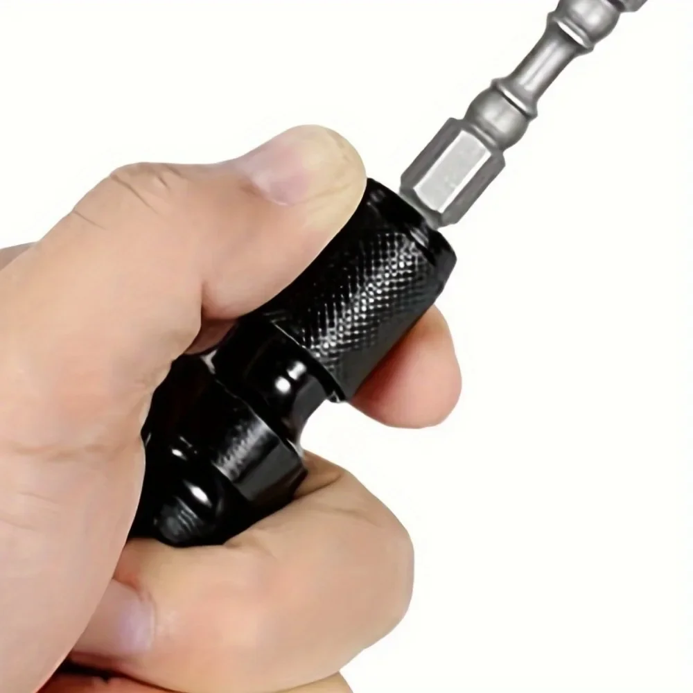 1pc Impact Wrench to Drill Adapter 1/2 to 1/4 Hex Converter Socket Extension Bit Holder for Electric Wrench and Power Tools