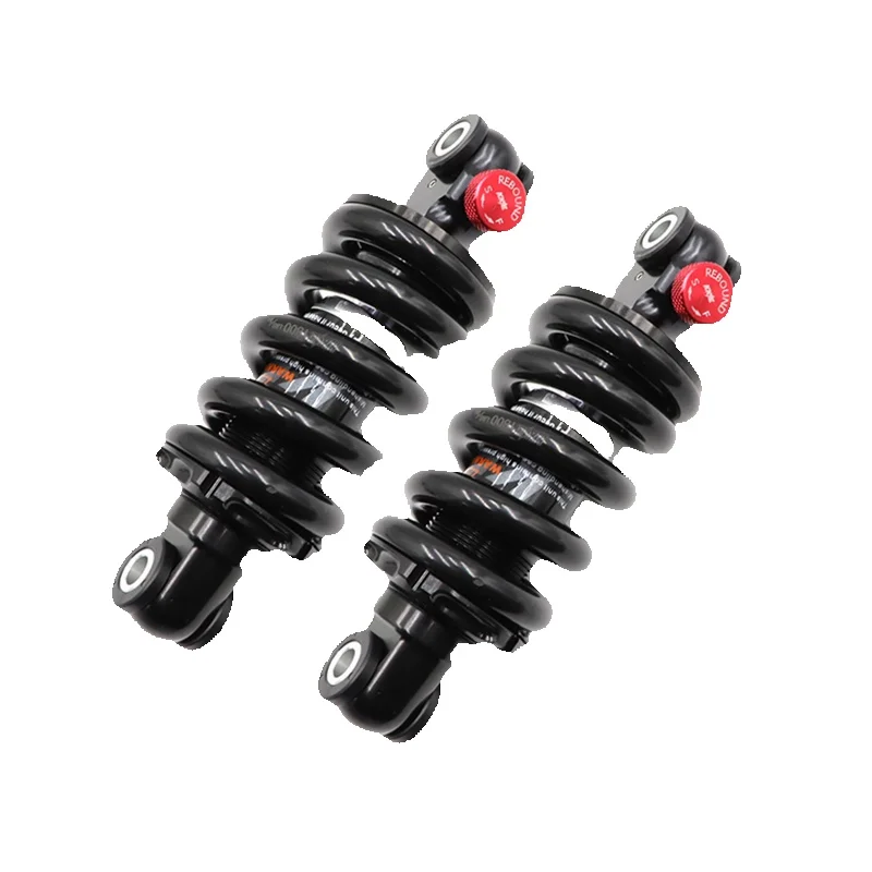Oryginalny, dostępny w Polsce, hydrauliczny amortyzator zawieszenia KKE o długości 135 mm, przeznaczony do skuterów Teverun Fighter Mini/Mini PRO/Kukirin G4. — 2
