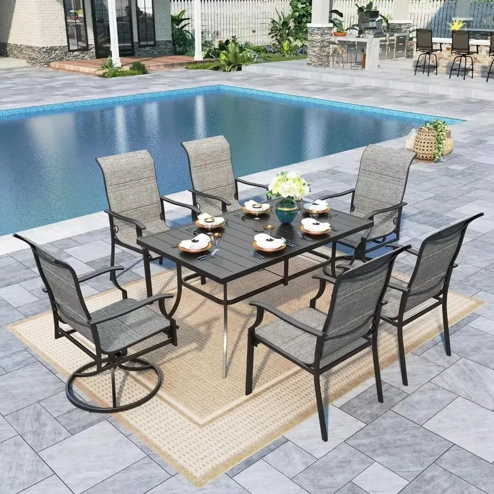 Patio Dining Set 5 and 7 Pieces, 37