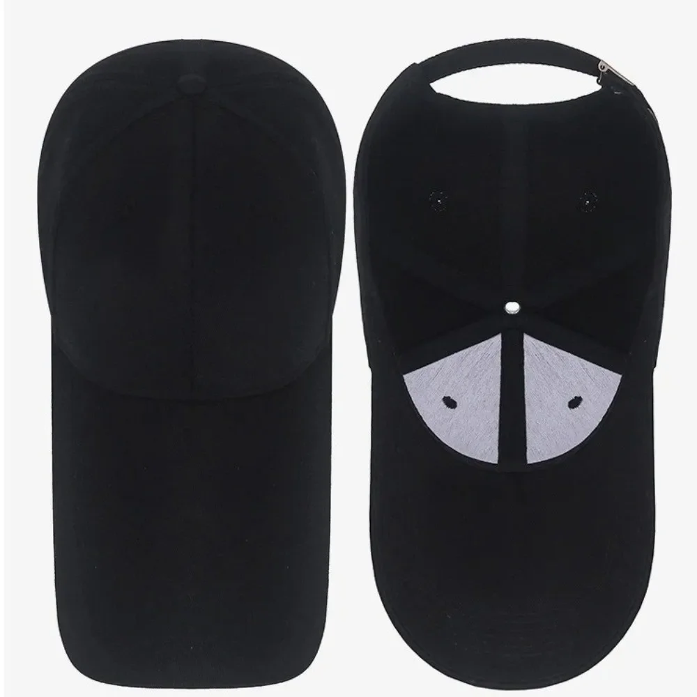 Fashion Cotton Baseball Cap 14cm Extended Brim Sun Protection Sun Hat Street Style Unisex Fishing Cap Summer