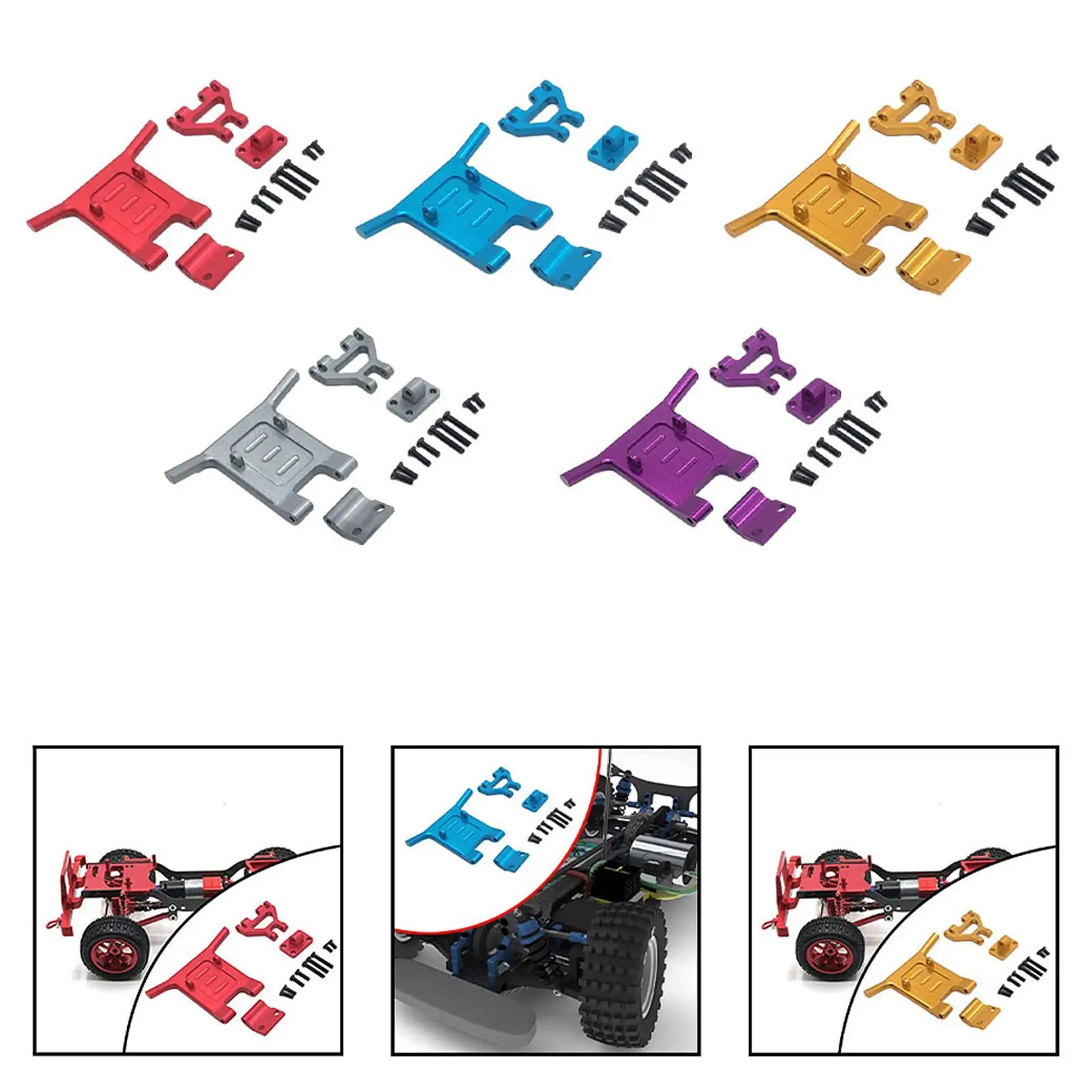 RC カーフロント交換部品 Wltoys 1/12 スケールモデル 124017 および 124016 用