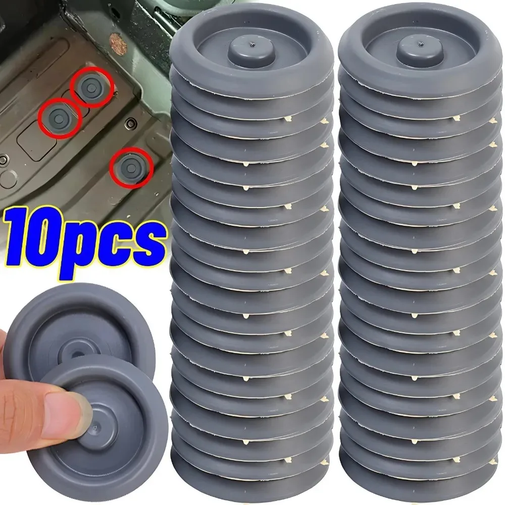 Underbody Floor Pan Drain Plug Waterproof Sealing Cap Car Chassis Bung Spare Tire Trunk Hole Dust Cover Stopper Plastic Grommet