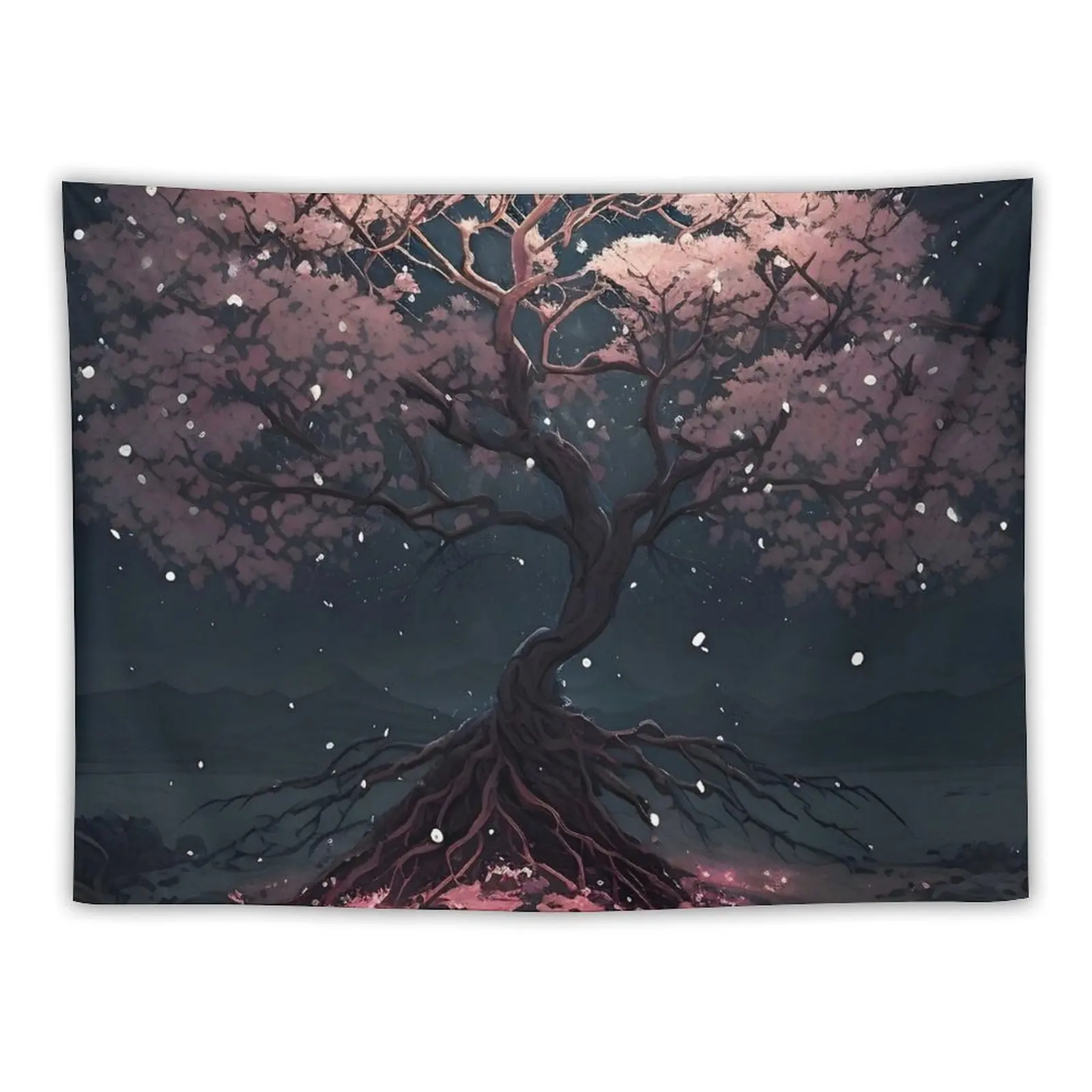 Isolated Beauty in the Snow Tapestry Wall Decorations Wall Mural Decor For Room Tapestry