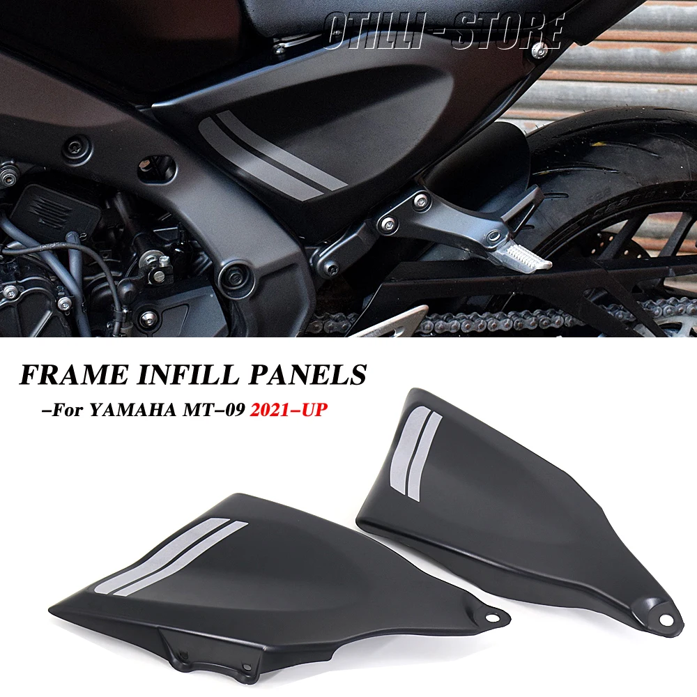 

New ABS plastic Motorcycle Accessories Side Panel Cover Protection Decorative Covers For YAMAHA MT09 MT-09 MT 09 mt 09 2021 2022