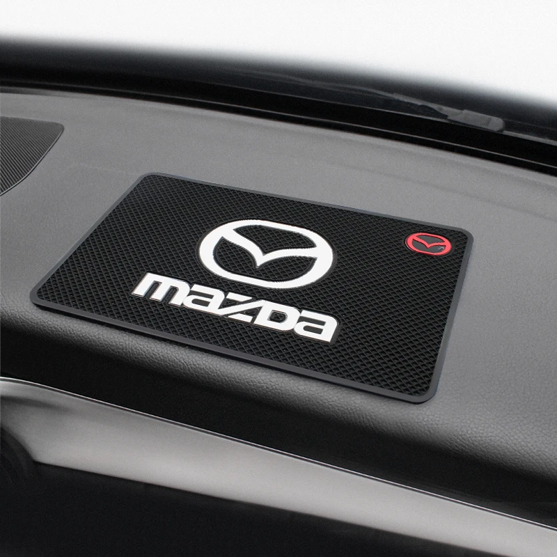 Tappetino antiscivolo per cruscotto universale per auto tappetino antiscivolo per Mazda Atenza CX3 Axela CX5 Protege CX30 accessori per emblema