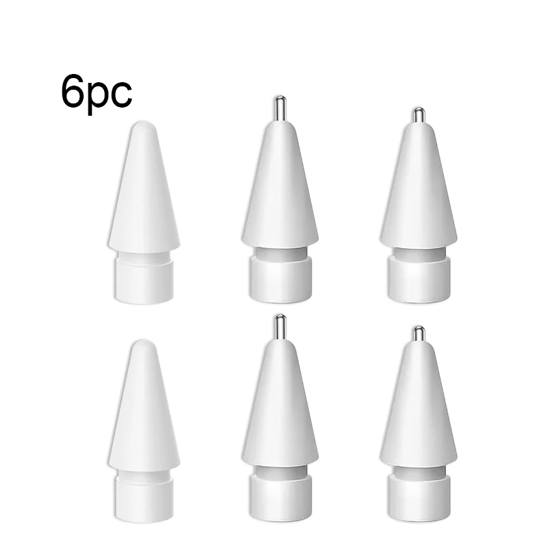 6pcs Precision Pencil Tips Set for Apple Pencil (1st/2nd Gen) - Durable & Wear-Resistant, Ideal for Drawing, Note Taking Design