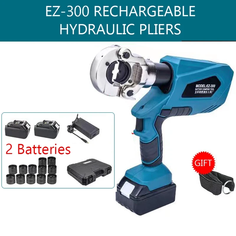 Tang hidrolik isi ulang EZ-300/EZ-400 alat Crimping elektrik hidrolik penjepit pengisi daya alat Crimping tang harga pabrik