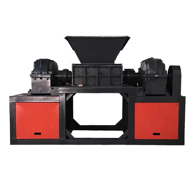 Large Dual-Axis Shredder For Scrap Metal, Car Frames, Tires, Wood Crusher, Small Plastic And Rubber Grinder, Customizable