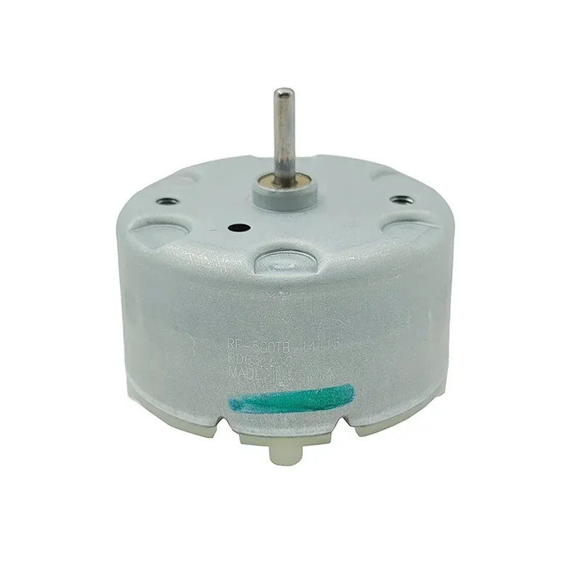 RF-500TB-14415 Micro 500 Motor Dc 5V 6V 9V 12V Mini 32Mm Diameter Ronde Spindel Motor Voor Cd-Speler Sproeier Robot Luchtbevochtiger