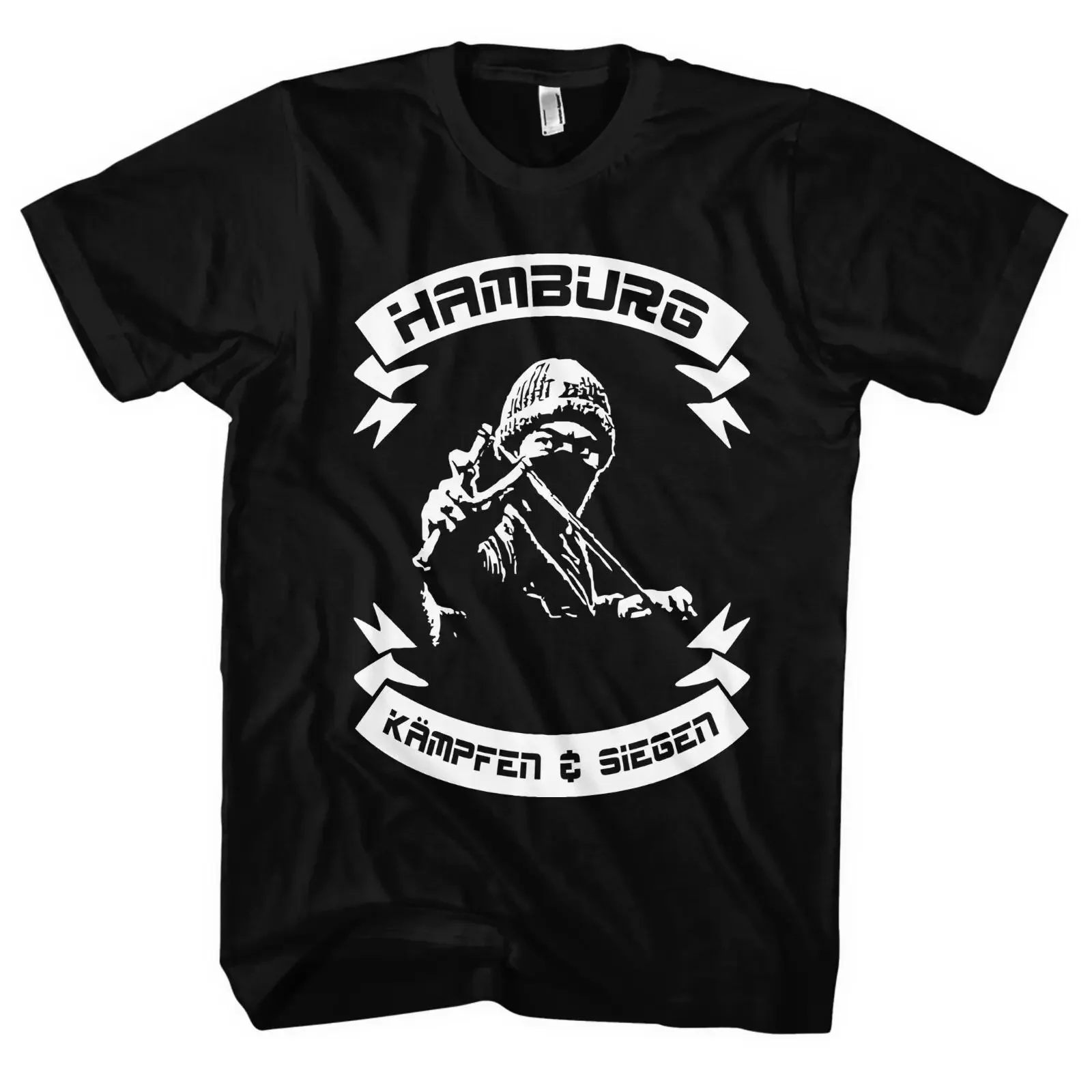 Hamburg kämpfen siegen Herren T Shirt Fussball Ultras Fan M2 vintage Washed Unisex designer clothes Versatile Slightly homme