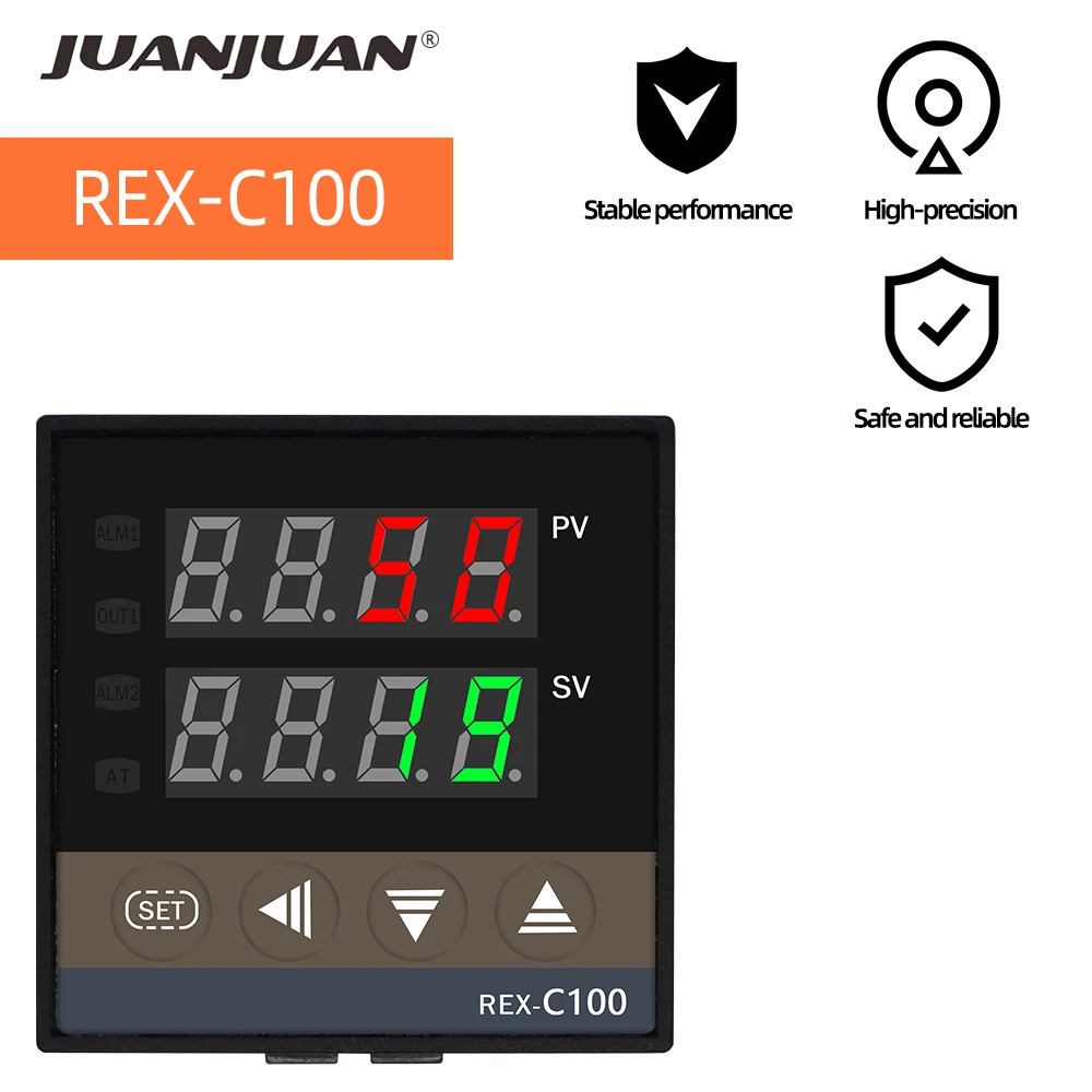 REX-C100 SSR C700 Relay Digital PID Temperature Controller Thermostat Universal Input Output Instrument SSR K Thermocouple
