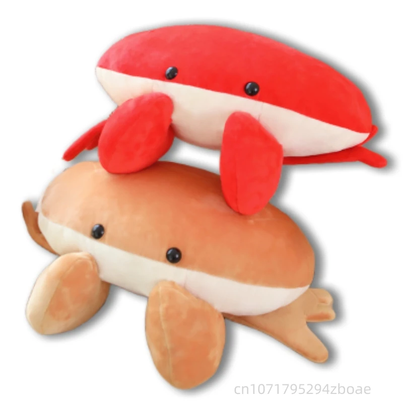 Lovely Bread Crab Plush Doll Pillow Red And Yellow Cartoon Bread Crab Animal Plush Toy Soft Stuffed Cotton To Accompany Sleep