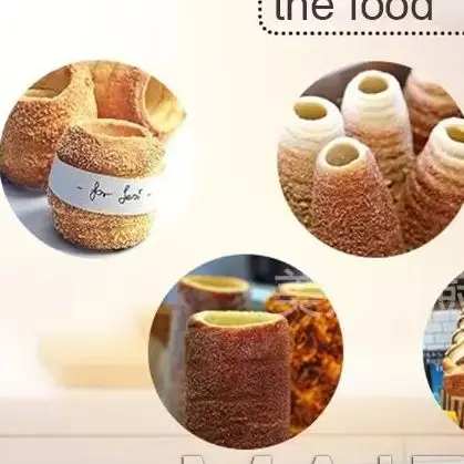 

Electric Chimney Cake Oven Maker Machine Chimney Cake Rollers Ice Cream Waffle Maker