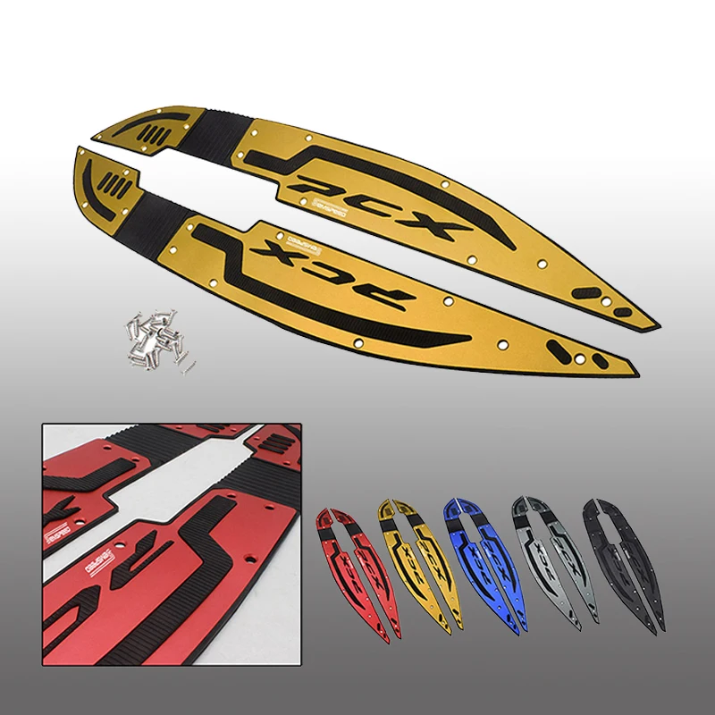 PCX160 PCX 125 cubierta de almohadilla de reposapiés Footpegd 2021-2024 alfombrilla antideslizante para motocicleta para Honda PCX 160/125 Scooter