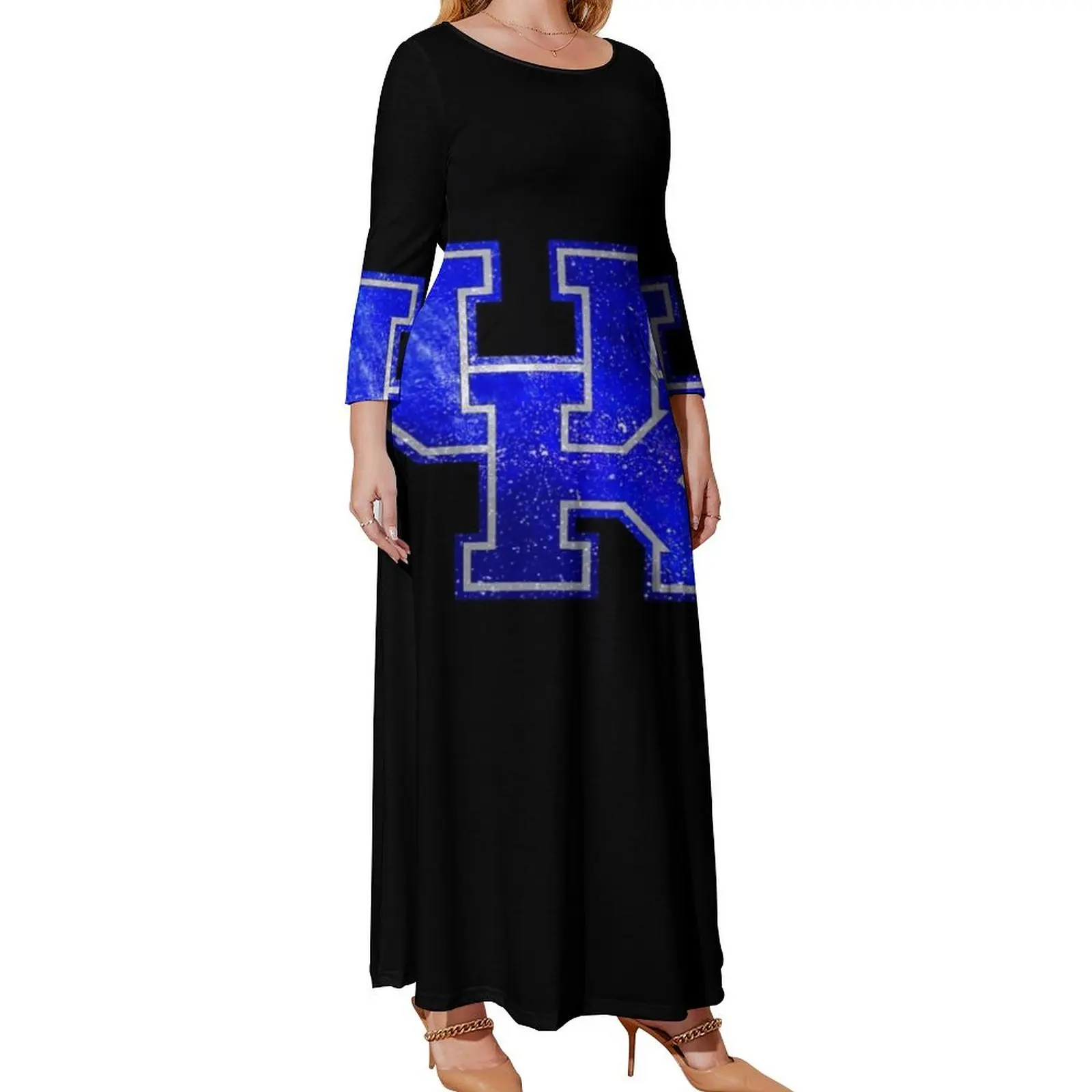 

Galaxy University of Kentucky Long Sleeved Dress dresses for women 2024 summer dress korean women