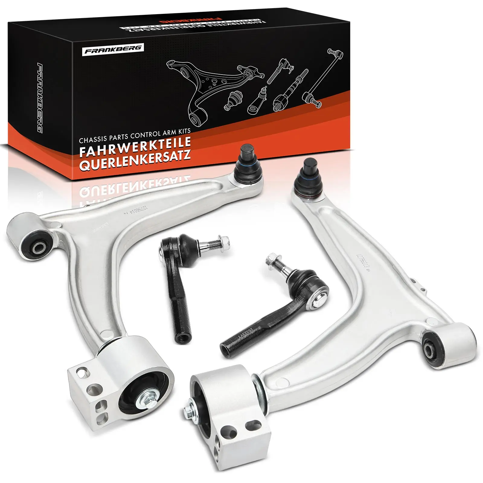 Frankberg 4-delige draagarmset vooras links rechts voor Opel Signum Vectra C 12796014