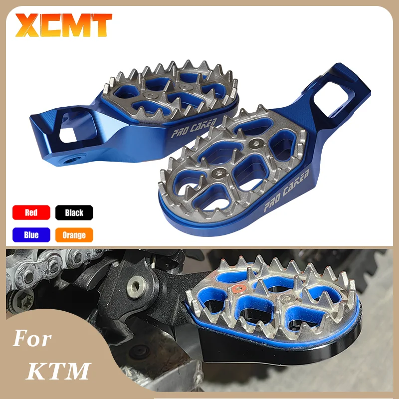 

For Husqvarna 125-450 FC/FX/TX/TC/TE For KTM 125-500 XC/SX/XCF/SXF/EXC/EXCF/XCW Motorcycle CNC Foot Pegs FootRest Rests Pedals