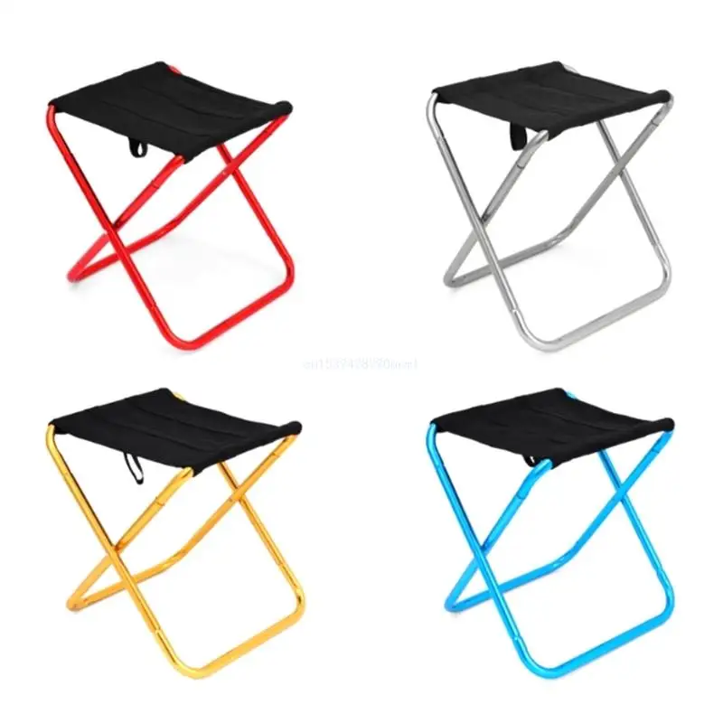 Folding Camping Stool Portable Seats Little Fishing Chair Foldable Camp Stool for Camping Fishing Hikings Gardenings