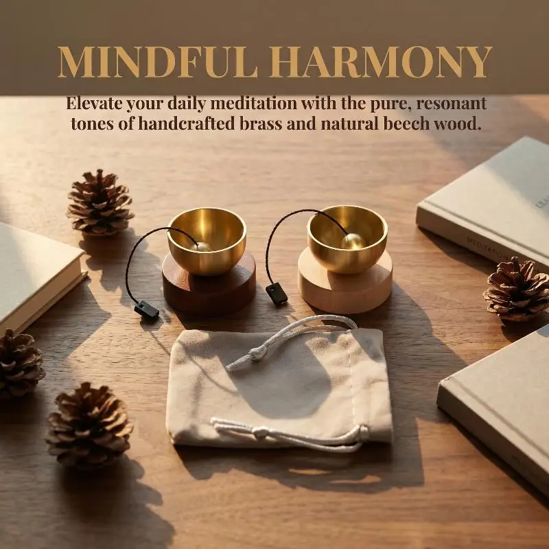 Singing Bowl Set Portable Mini Meditation Sound Bowl For Yoga Meditation Chakra  Self-Regulation Decompression