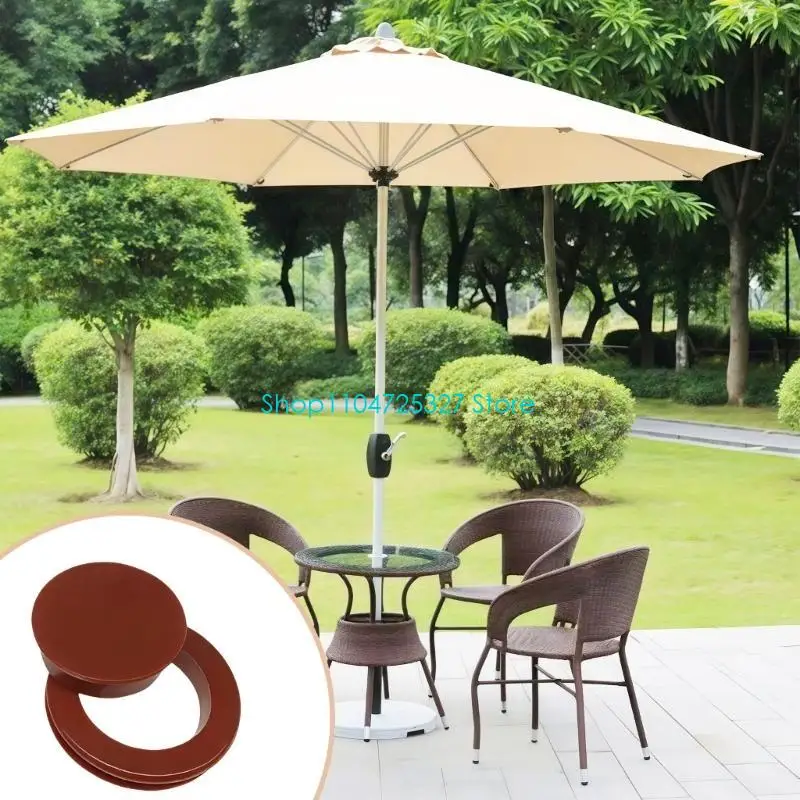 D8KF Umbrellas Hole Cover Insert Patio Table Parasol Umbrellas Hole Rings Plugs Caps for Garden Deck Table Hole Cover Insert