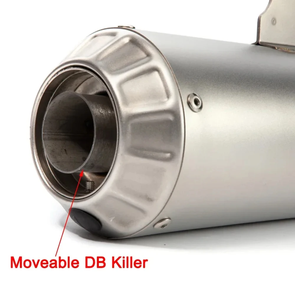Slip - On Best Quality 51MM Universal Motorcycle Exhaust Muffler Pipe Tube Hot Sale Factory Direct Selling