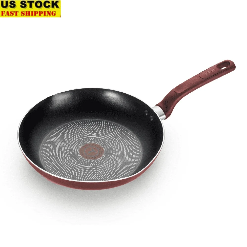 

12 Inch Nonstick Fry Pan with Pro-Glide Interior Comfortable Handle Even Heat Base Dishwasher Safe Cooking Tool