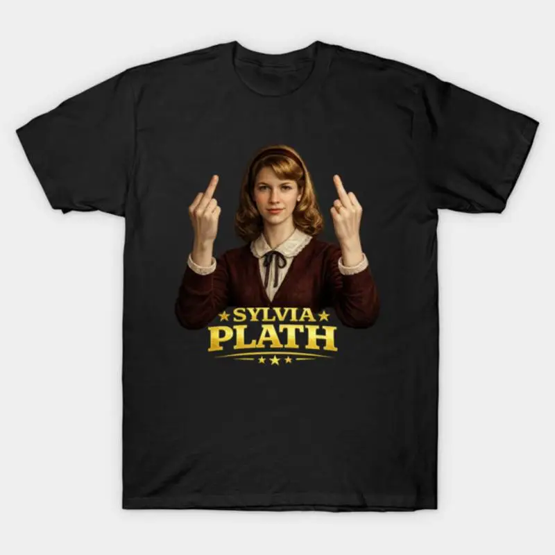 Sylvia Plath Flipping The Bird Vintage Classic T-Shirt