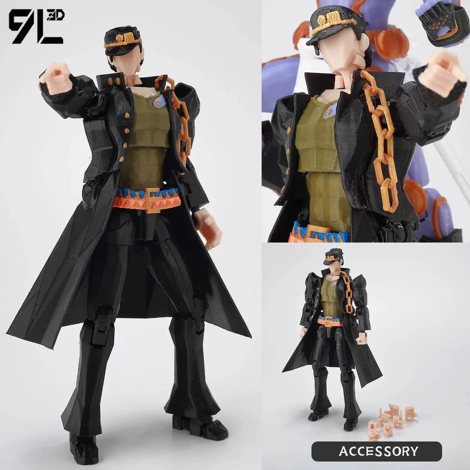 9L3D ラッキー13 ジョジョの奇妙な冒険 ジョジョ・クジョ アクション