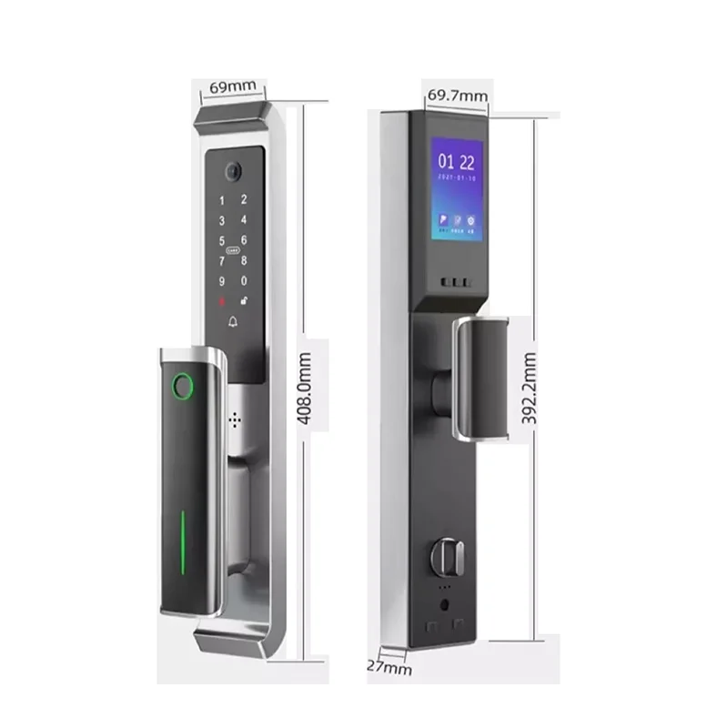TTlock APP Smart Door Lock Alexa Google Home Fully Automatic Electric Smart Digital Door Lock fingerprint code camera lock